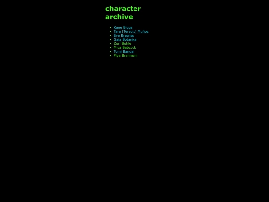 grime/grime_characters screenshot