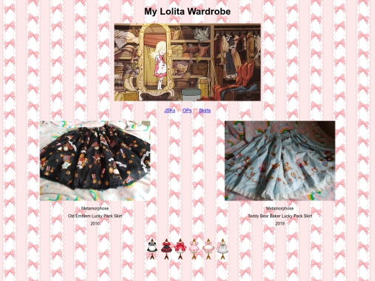 wardrobe/skirts screenshot