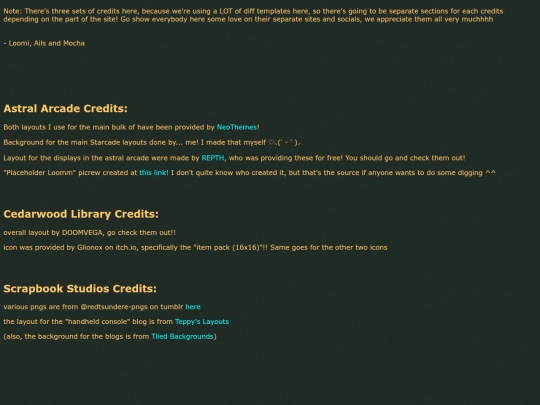 credits screenshot
