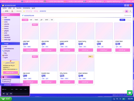accesorios screenshot
