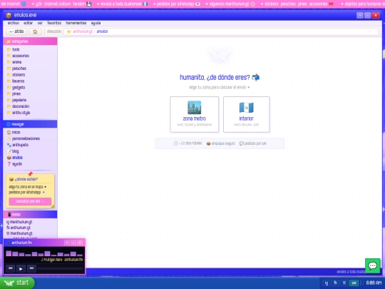 envios screenshot