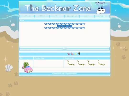blog screenshot