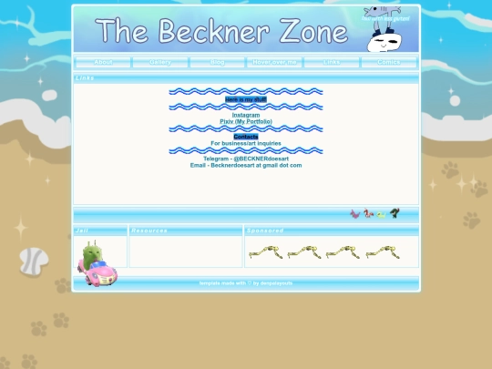 links screenshot
