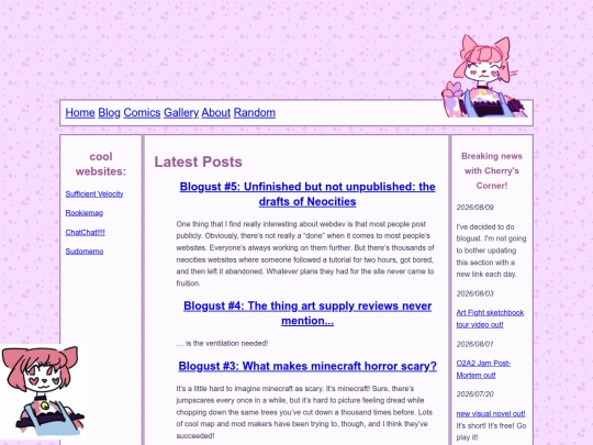 blog screenshot