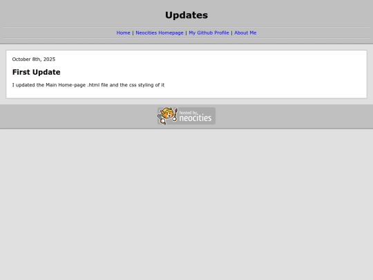 updates screenshot