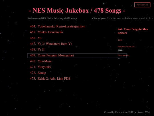 NESJUKEBOX screenshot