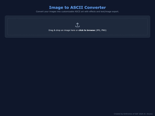 PICtoASCII screenshot