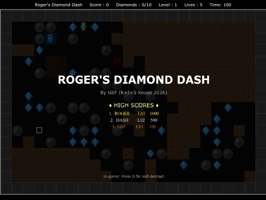 Roger's Diamond Dash - NEW screenshot