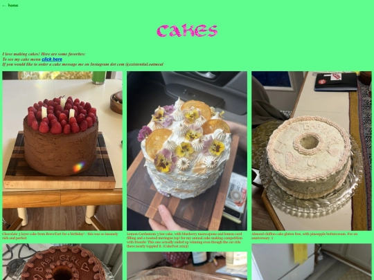 cakes screenshot