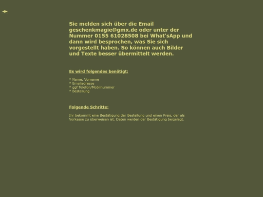 bestellung screenshot