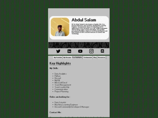 services screenshot