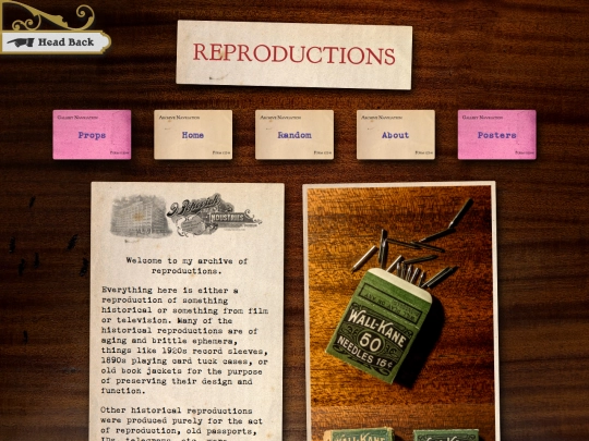 gallery/replicas screenshot
