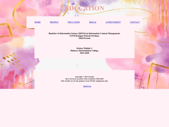 educations screenshot