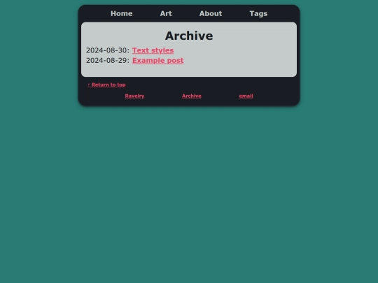 archive screenshot