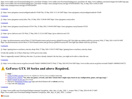 feed/reddit.feed screenshot
