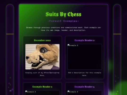 examples screenshot