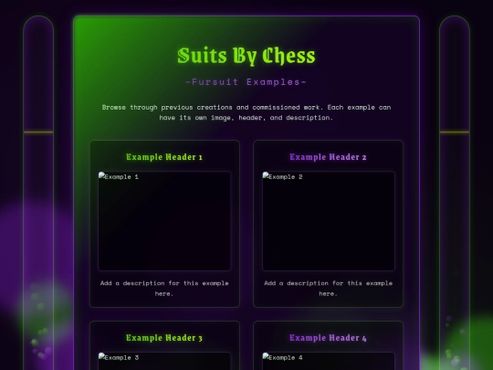 webpages/examples screenshot