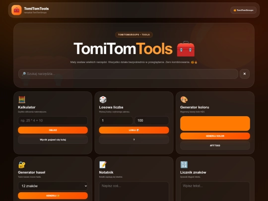 tomitomtools screenshot