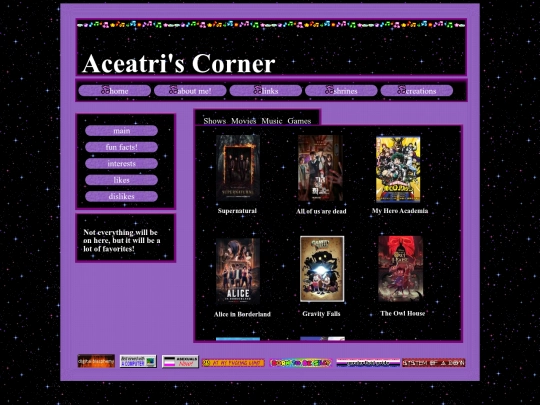 interests screenshot