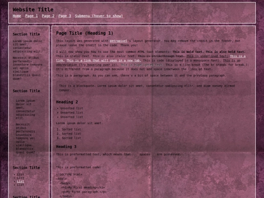 index screenshot