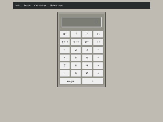 calculadora screenshot