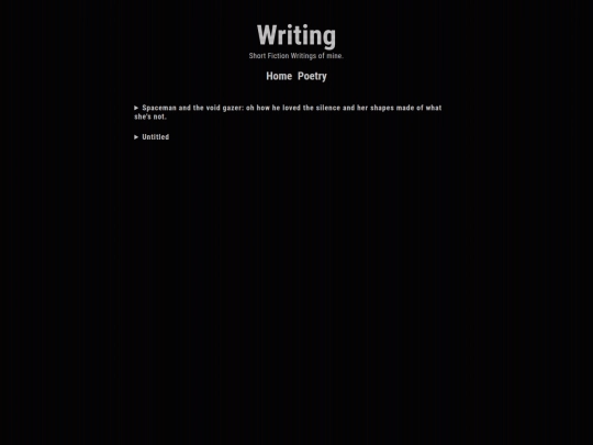 writing screenshot