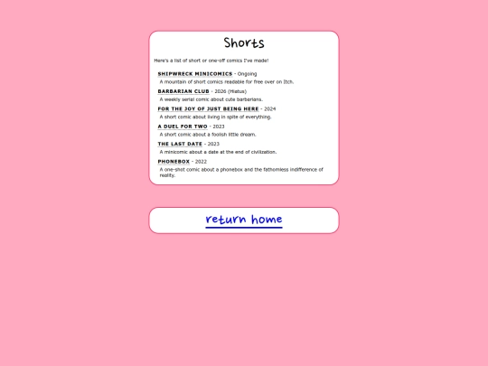 shorts screenshot