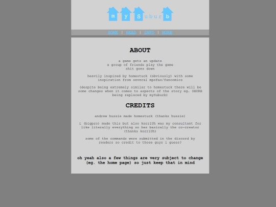 info screenshot