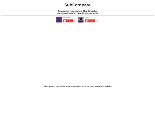 2023projects/subcompare screenshot