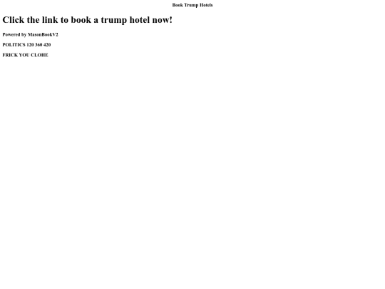 booktrumphotels screenshot