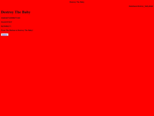 databasesdestroy_baby screenshot