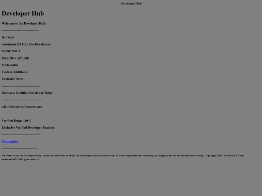 devhub screenshot