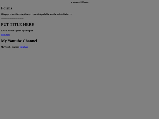 formspage screenshot
