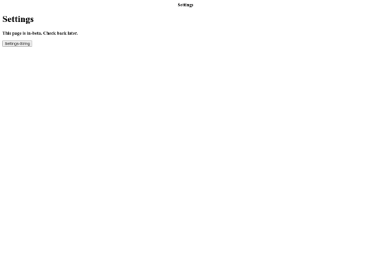 iPod/Settings screenshot