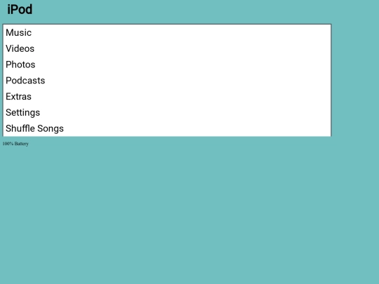iPod/iPod-Main-Page screenshot