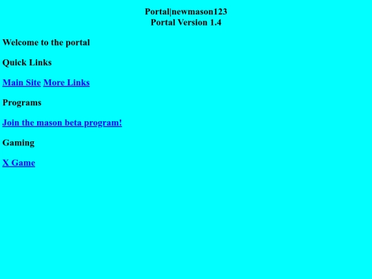 portal screenshot