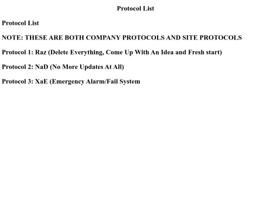 protocols screenshot