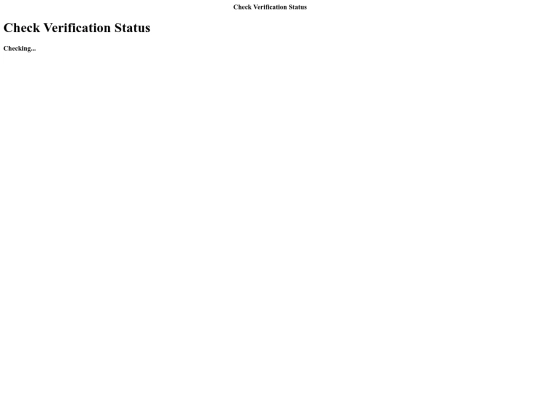 sys/check-verification-status screenshot