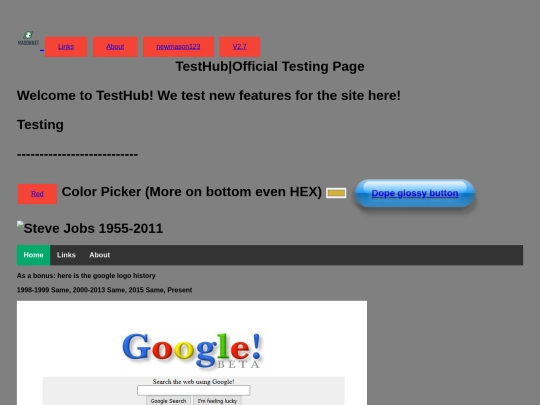 testhub screenshot