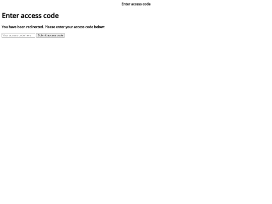 v2/FBI/accesscoderequired screenshot