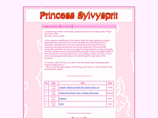 blog screenshot