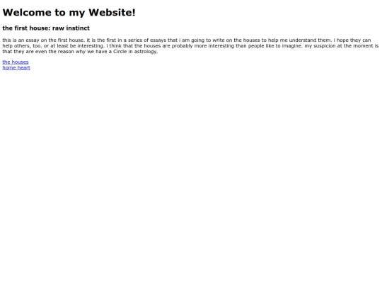 firstHouse screenshot