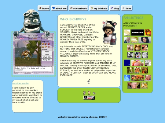 about-me screenshot