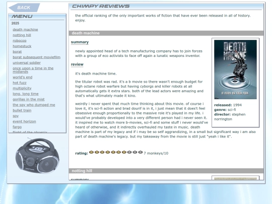 reviews screenshot