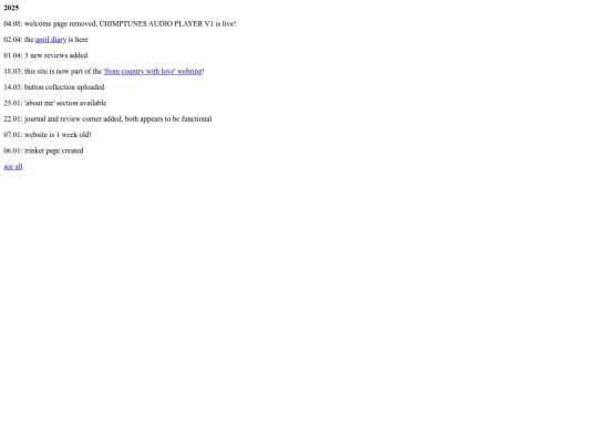 updates screenshot