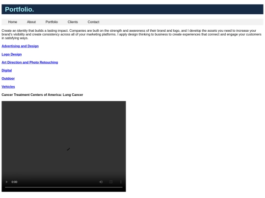 portfolio screenshot