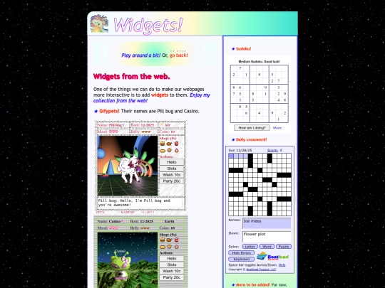 x-widgets screenshot
