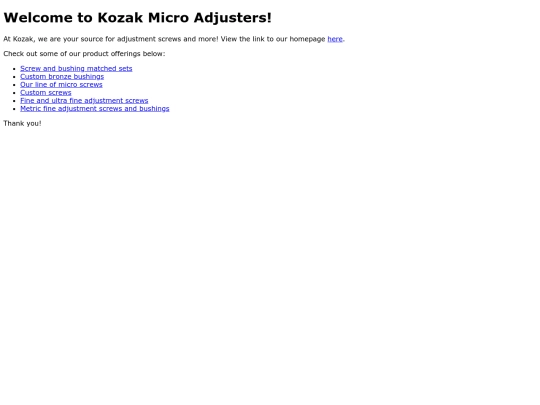 index screenshot