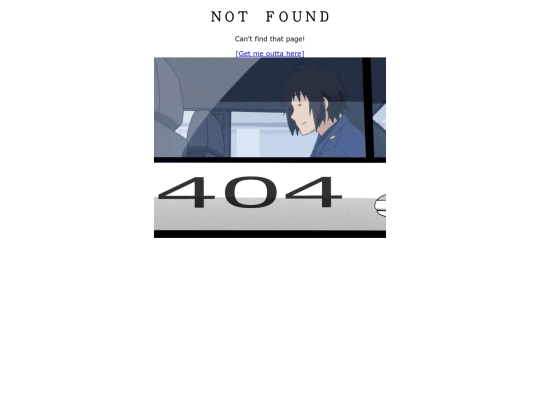 not_found screenshot