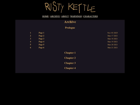 archive screenshot